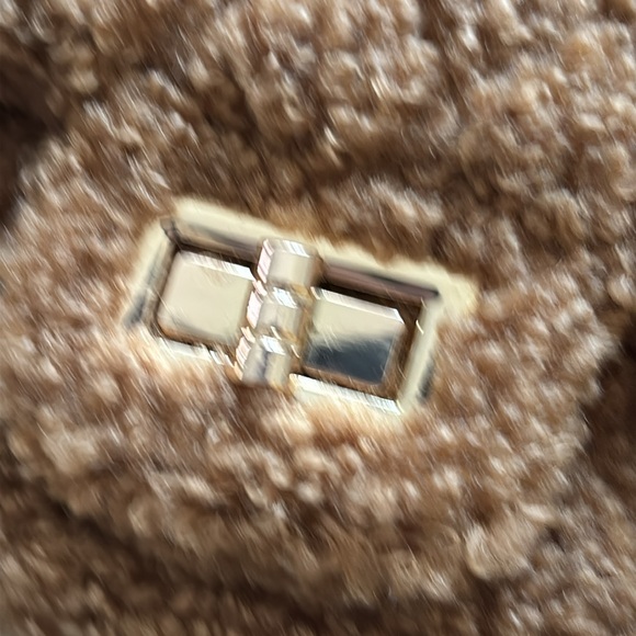 Hello 3 am Tan Fuzzy Crossbody Bag - Picture 11 of 16